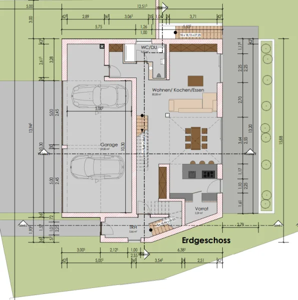 Grundriss EG (projektiert)