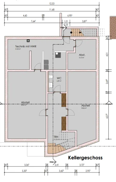 Grundriss UG (projektiert)