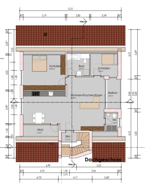 Grundriss DG (projektiert)