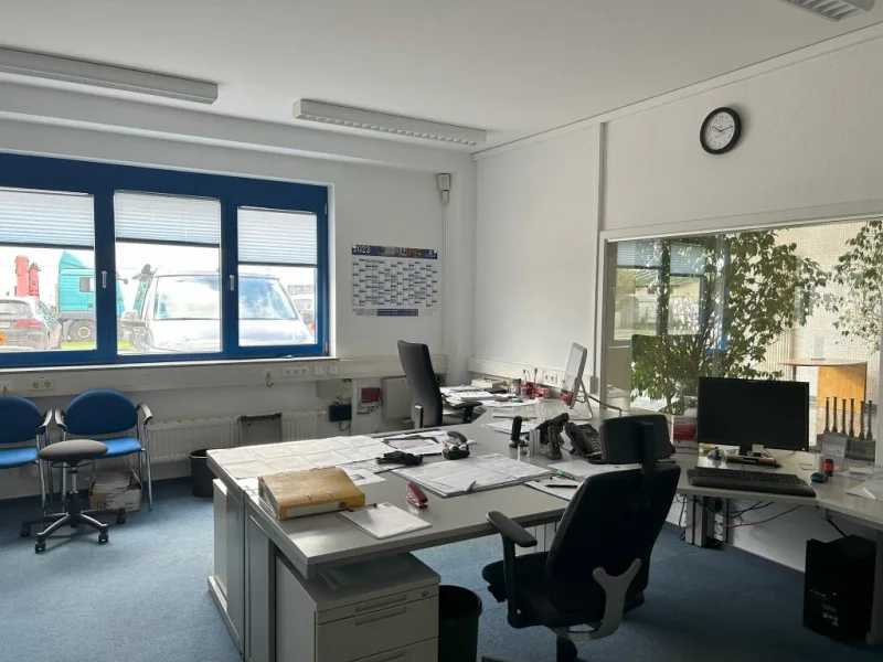 Büro - Büro/Praxis mieten in Grünstadt - Büroräume mit Produktionshalle - BR 4155
