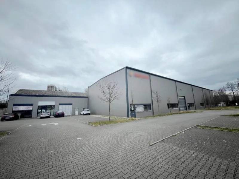 Außenansicht - Halle/Lager/Produktion mieten in Ludwigshafen - verkehrsgünstige Lage, flexibel teilbar - HR 4159
