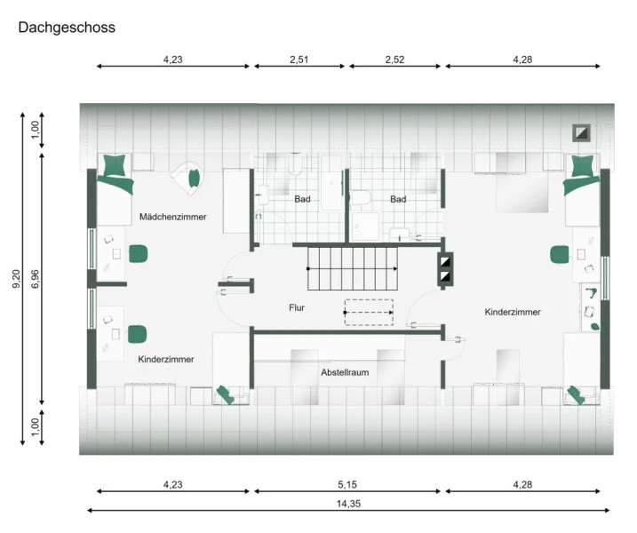 Grundriss DG