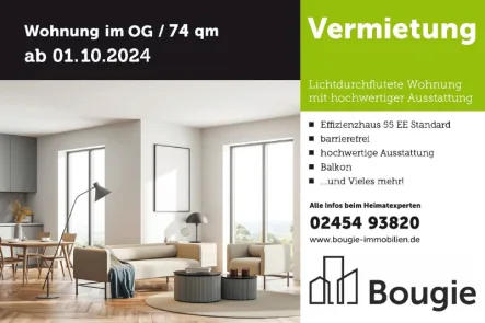 Angebot - Wohnung mieten in Heinsberg-Waldenrath - Helle OG-Wohnung in zentraler Ortslage!