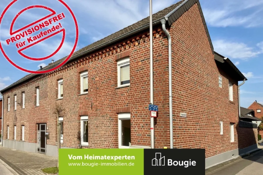 Straßenansicht - Haus kaufen in Gangelt - PROVISIONSFREI für Kaufende! Voll vermietetes Anlageobjekt in guter Ortslage