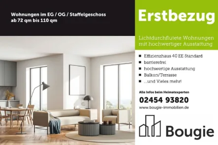 Mietangebot - Wohnung mieten in Gangelt-Birgden - Mieten Sie "all inclusive"! Die letzte freie barrierefreie Neubauwohnung