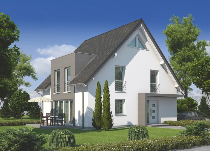 Visualisierung - Haus kaufen in Schieder-Schwalenberg - Grundstück mit Seeblick Neubau am Schiedersee