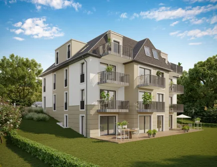 Ansicht - Wohnung kaufen in Bielefeld - Neubau-Appartments am Südhang von Bielefeld-Brackwede