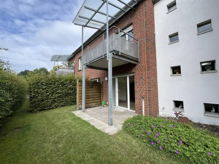 Terrasse - Wohnung kaufen in Gütersloh - Bezugsfreie 2-Zimmer Erdgeschosswohnung in ruhiger Lage von Isselhorst