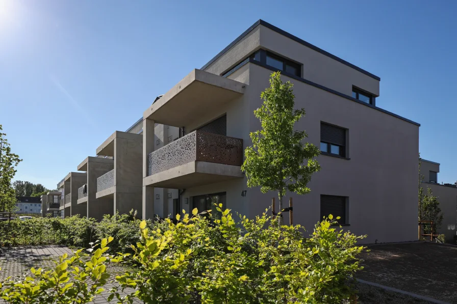 Außenaufnahme Grünheide - Wohnung mieten in Bielefeld - CO2-neutrales Wohnen in der Grünheide in Bielefeld - Unabhängigkeit von Energiepreisschwankungen!