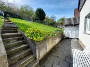 Ein Teil der nach Süden ausgerichteten Terrasse