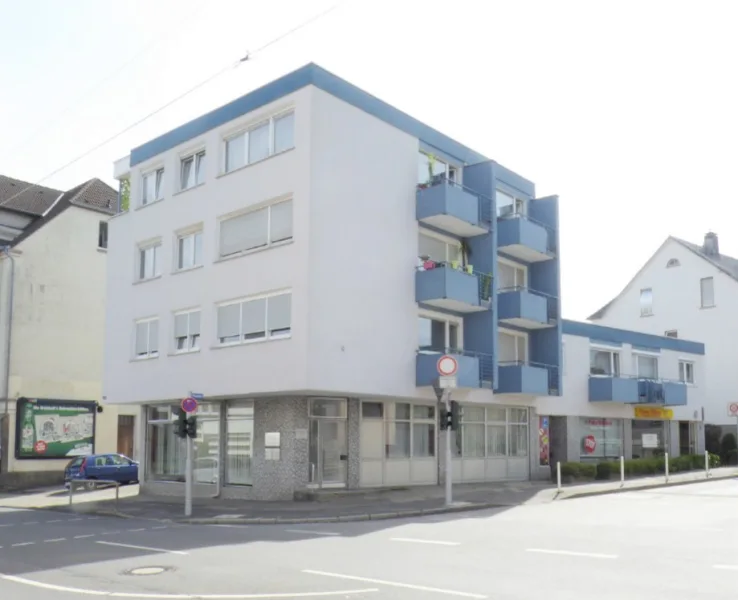 Außenansicht - Wohnung mieten in Hagen - Gepflegte ca. 75 m² große 3-Zimmerwohnung mit Süd-West-Balkon und Tageslichtbad in Hagen- Kabel