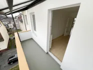 Überdachter Balkon