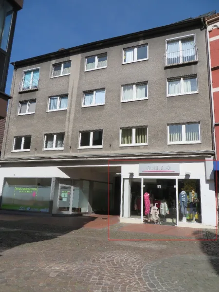 Frontansicht - Zinshaus/Renditeobjekt kaufen in Hagen - Ca. 800 m² großes Wohn-/ und Geschäftshaus in der Hohenlimburger- Innenstadt