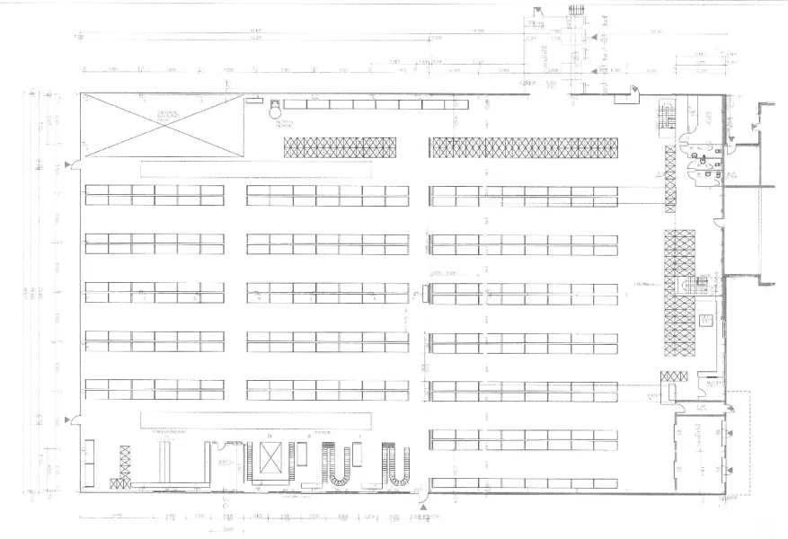 Grundriss Halle