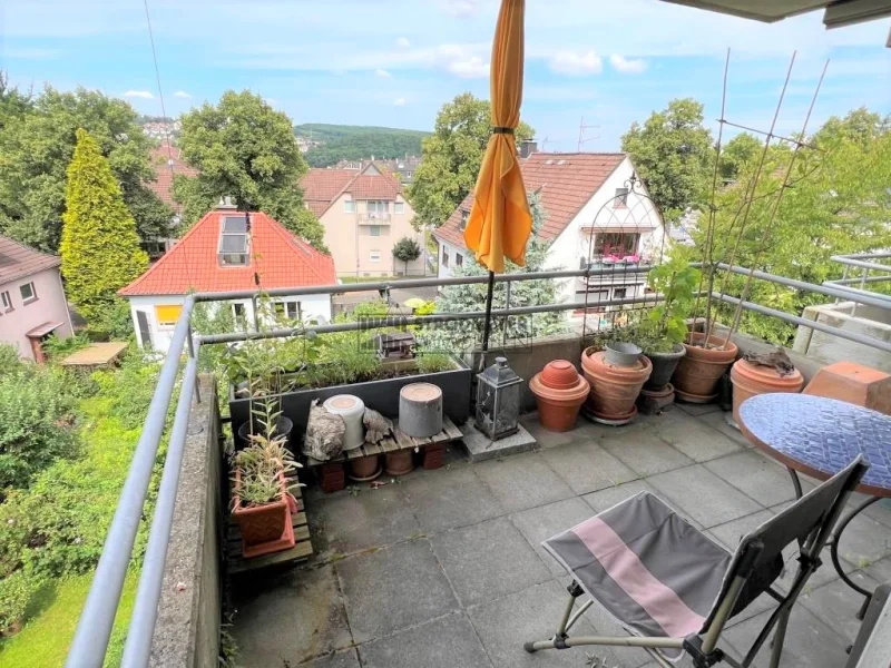 Balkon - Wohnung kaufen in Hagen - Helle und gut geschnittene 3 1/2 - Zimmer Eigentumswohnung mit schönem Balkon