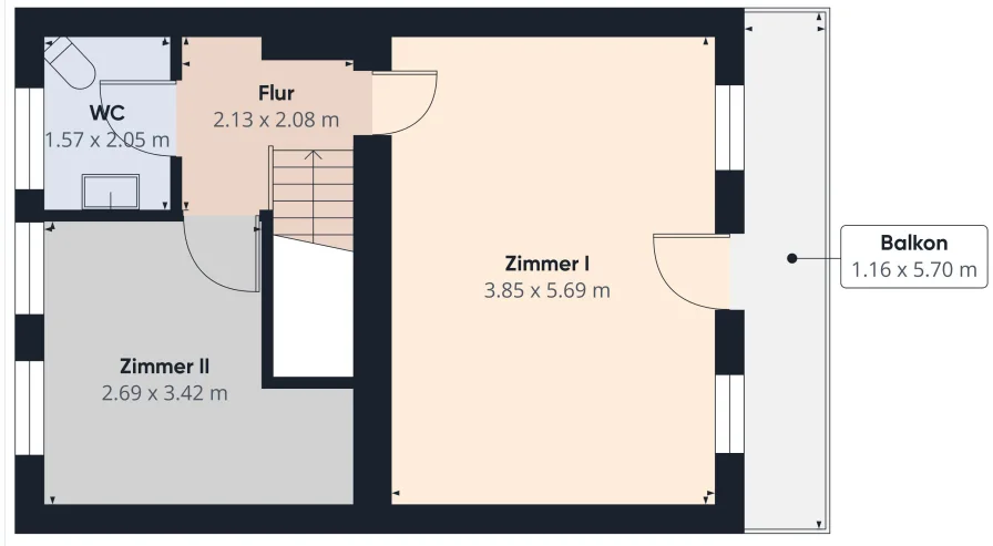 Grundriss Obergeschoss