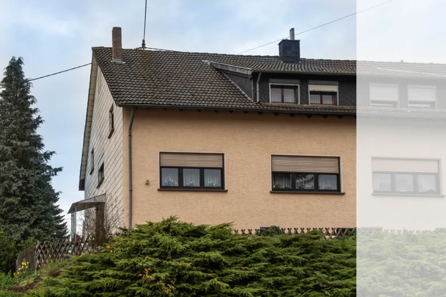 Straßenansicht - Haus kaufen in Illingen - Alt und Jung unter einem Dach.Doppelhaushälfte mit Platz für die ganze Familie