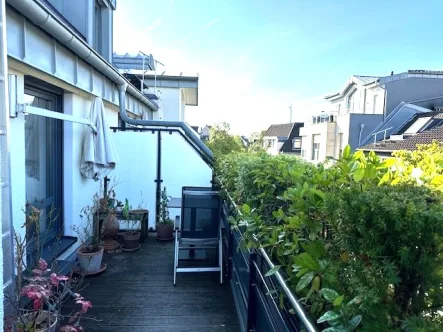 Dachterrasse - Wohnung mieten in Hilden - Großzügige, exklusiv ausgestattete  Maisonette-Penthouse-Stadtwohnung  über den Dächern von Hilden!