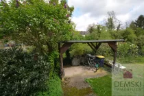 Carport für Fahrräder