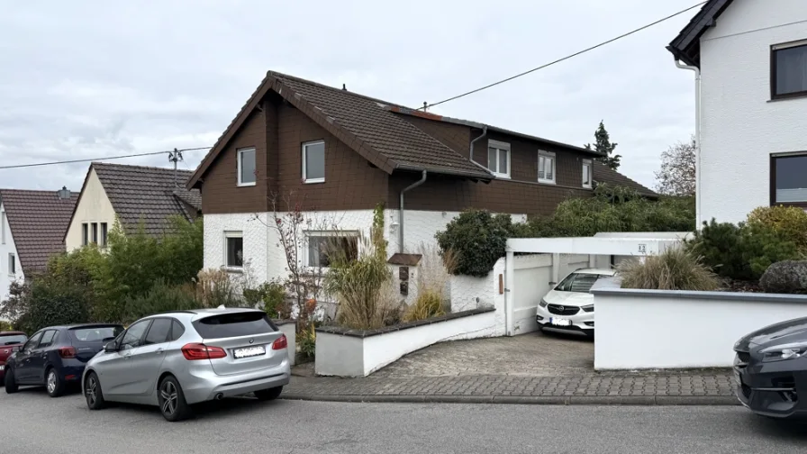 Aussenansicht MFH - Haus kaufen in Heidesheim am Rhein - Vermietetes 3 Familienhaus mit großem Grundstück zum Kauf in ruhiger Lage von Ingelheim-Heidesheim