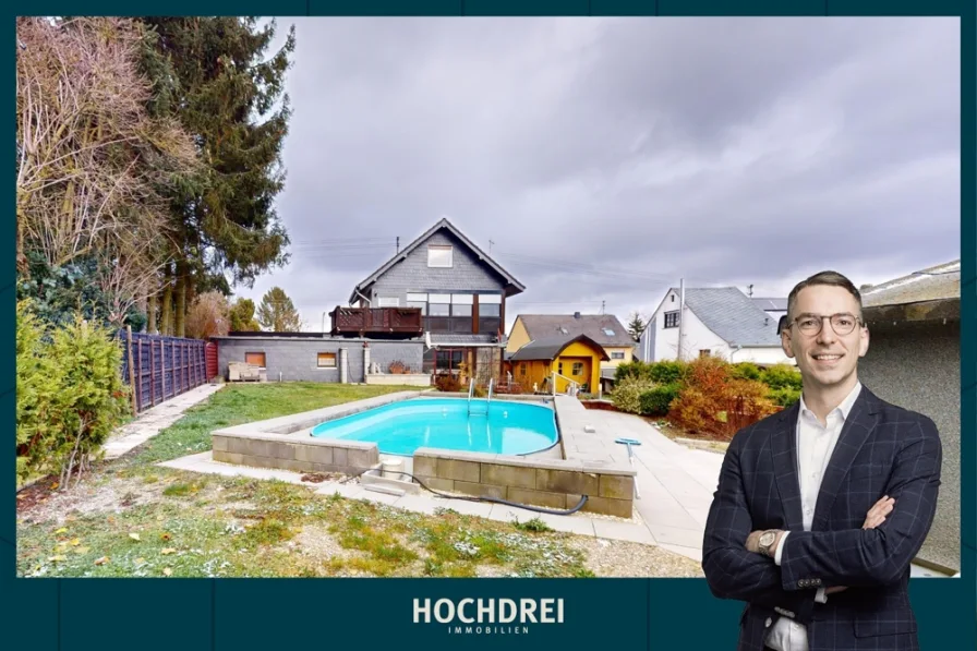 ImmoScout - Haus kaufen in Dichtelbach - Zweifamilienhaus auf großzügigem Grundstück mit Pool und Sauna zum Kauf in Dichtelbach