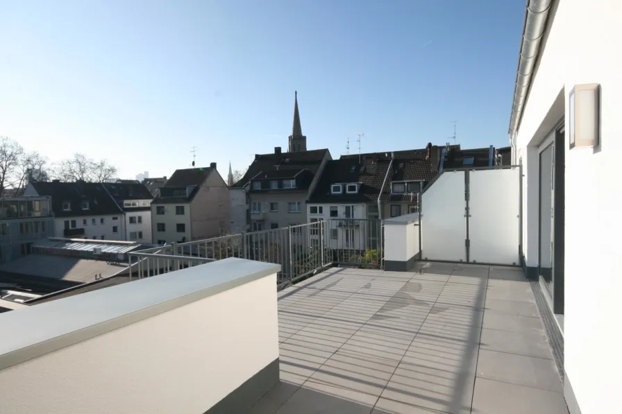 Terrasse - Wohnung mieten in Köln / Altstadt-Nord - Exklusive Dachgeschossmaisonette in zentraler und ruhiger Innenstadtlage