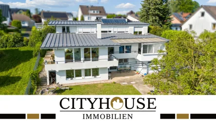 Hausansicht - Haus kaufen in Siegburg / Braschoß - CITYHOUSE: Moderne Energiespar-Villa mit zwei Wohneinheiten!Eigennutzung oder Vermietung.