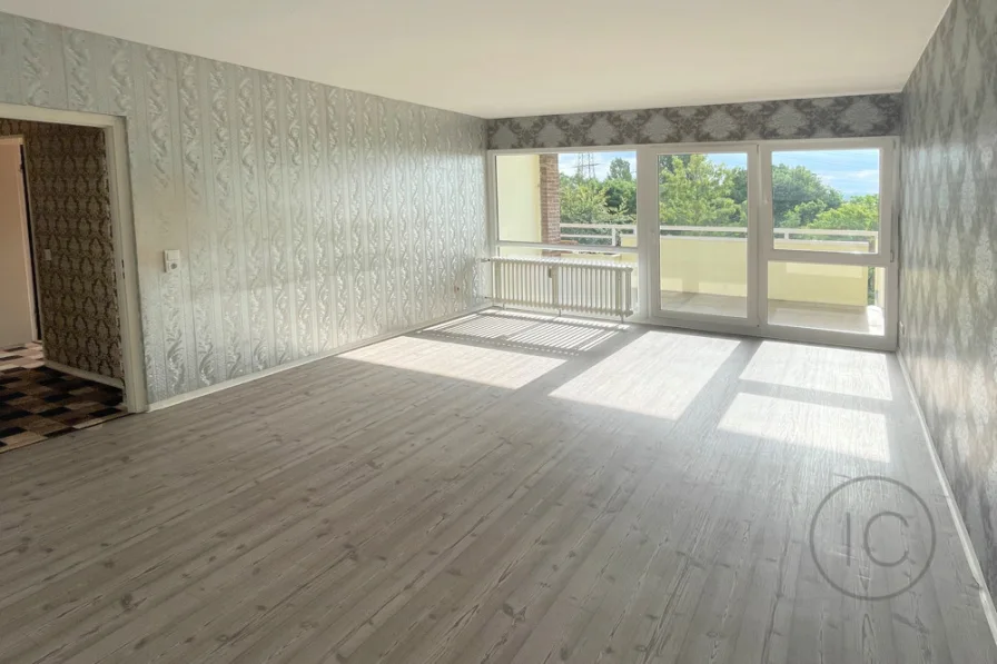 Wohnzimmer - Wohnung kaufen in Troisdorf - Troisdorf Sieglar: 76 m² große 3-Zimmer Eigentumswohnung mit großem Balkon