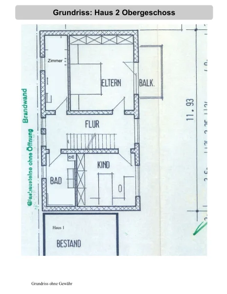 Haus 2- Grundriss OG