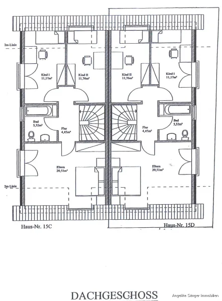 Grundriss Dachgeschoss