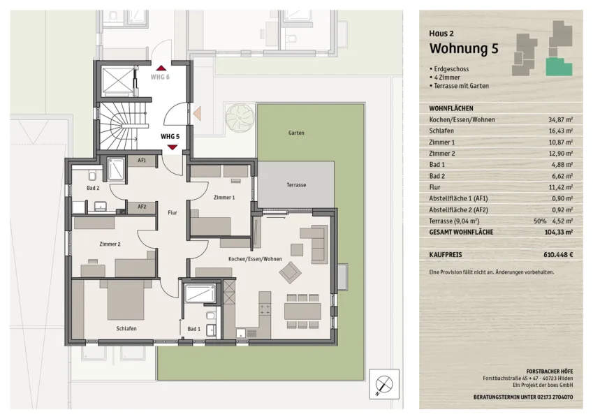 Grundriss Whg 5