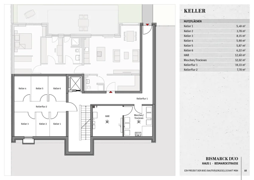 Grundriss Keller Haus 1