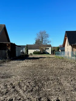 Ansicht 1 - Grundstück kaufen in Jülich / Welldorf - Baugrundstück in Jülich-Welldorf mit baugenehmigten Plänen für einfreistehendes EFH mit Garage