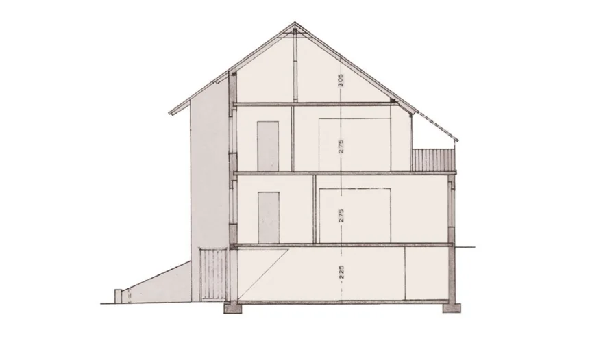 Schnitt Anbau