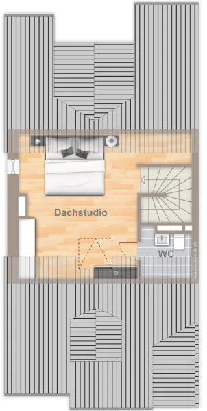 Grundriss Ebene 2 (Speicher)