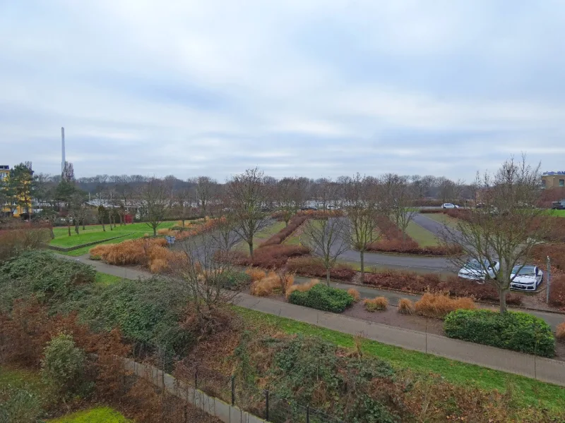 Blick vom Balkon