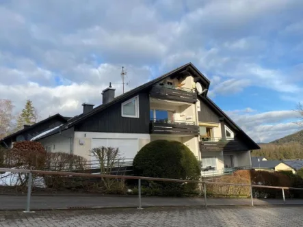 Objektansicht - Wohnung kaufen in Willingen - Willingen-Strycktal: 2-Zimmer-Eigentumswohnung mit Terrasse