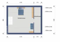 Grundriss Einliegerwohnung DG