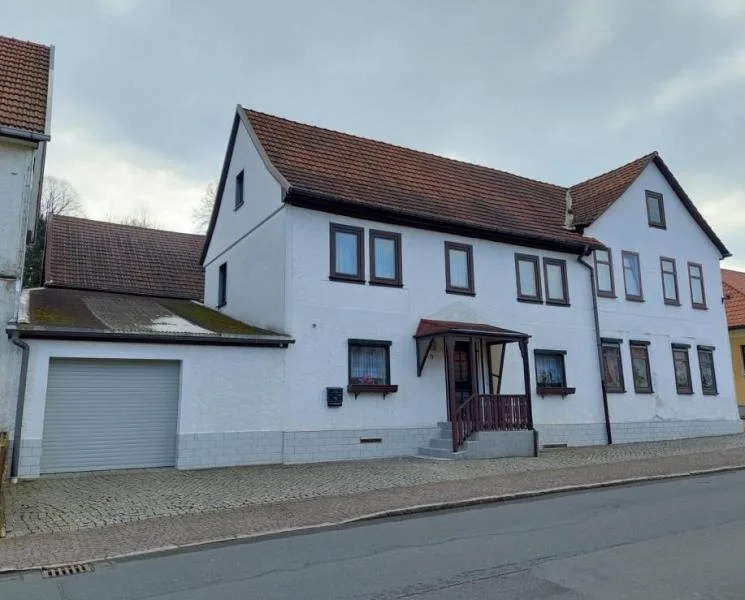 Objektansicht - Gastgewerbe/Hotel kaufen in Waltershausen , Thür - Wohn- und Geschäftshaus mit Nebengebäude und Garage