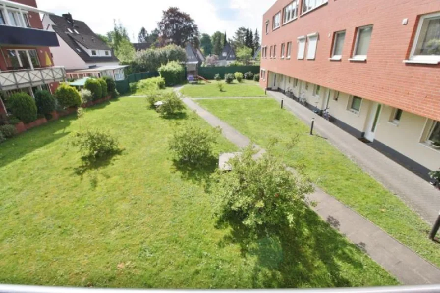 Aussicht Balkon Innenhof