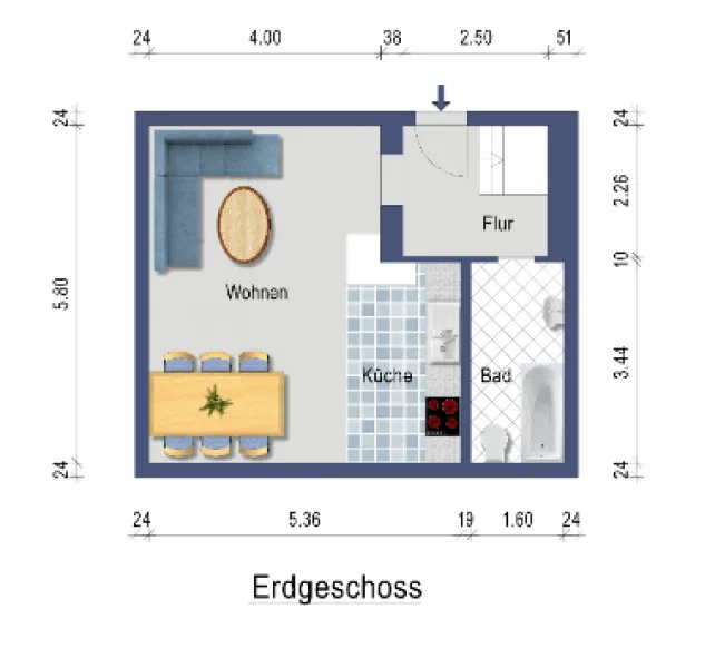 Grundriss Erdgeschoss