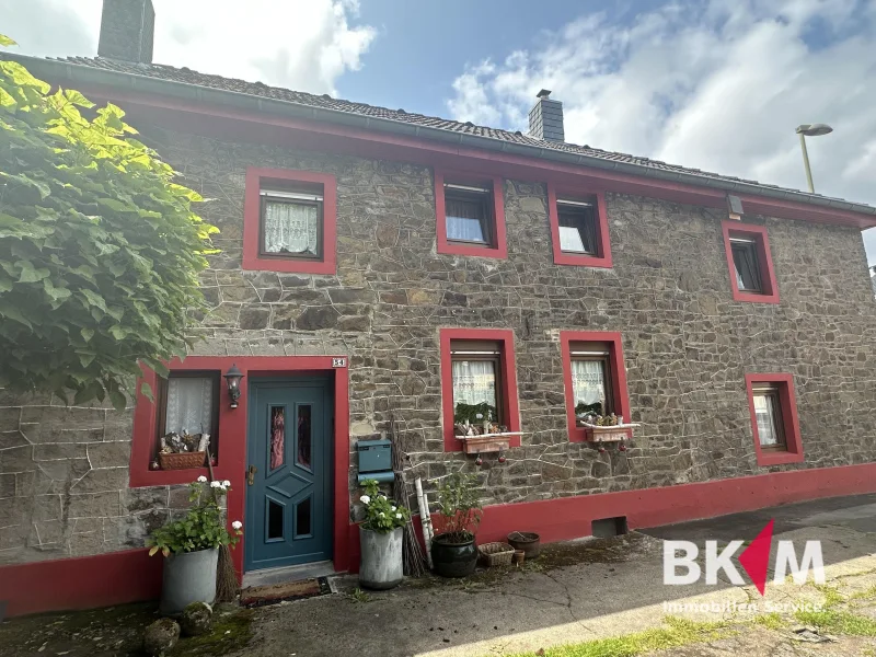 Hauseingang - Haus kaufen in Stolberg - Einfamilienhaus in Zweifall mit PV Anlage, Sommergarten und 2 Garagen