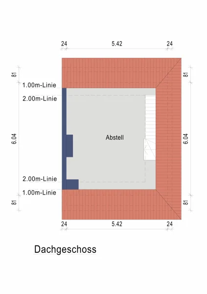 Grundriss Dachgeschoss 