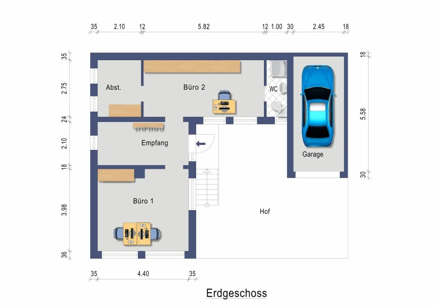 Grundriss EG Einfamilienhaus