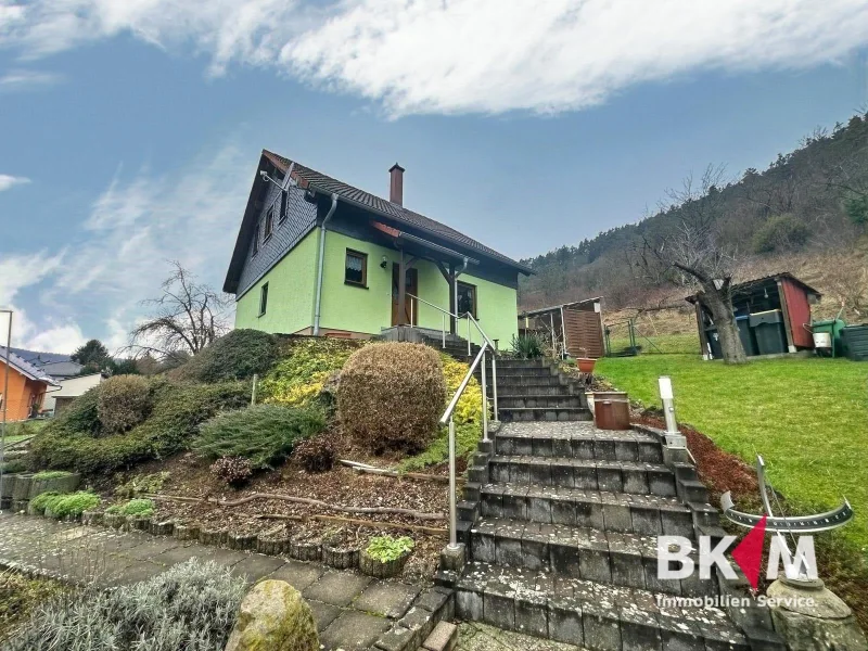 Aufgang zum Haus - Haus kaufen in Treffurt - Ein Zuhause mit Herz – Wohnen in Falken