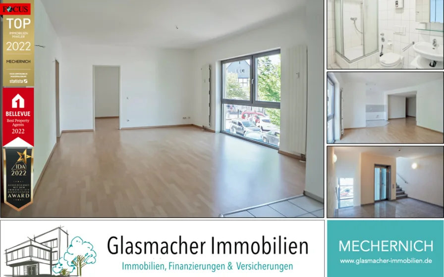 Titelbild - Wohnung mieten in Mechernich - Mietwohnung in exklusiver Lage direkt im Zentrum!!incl. Tiefgaragenstellplatz