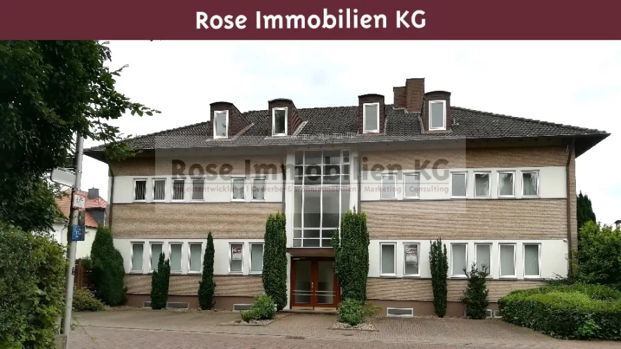 Ansicht - Büro/Praxis mieten in Minden - Rose Immobilien KG: Großzügige Büro- /Praxisflächen in Minden-Süd