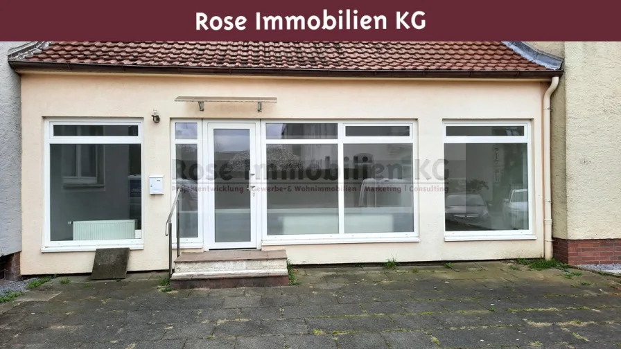 Außenansicht - Laden/Einzelhandel mieten in Minden - ROSE IMMOBILIEN KG: Ladenlokal im Innenstadtring!