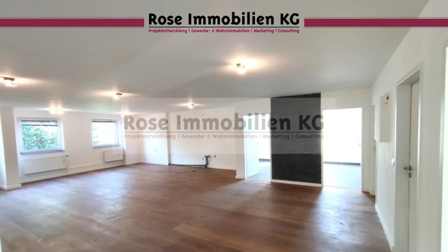 Großraumbüro - Büro/Praxis mieten in Porta Westfalica - Rose Immobilien KG: Bevorzugte Lage mit schneller Anbindung zur A2!