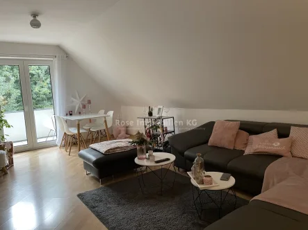 Wohzimmer - Wohnung kaufen in Lübbecke - Gemütliche Dachgeschosswohnung in ruhiger Lage!